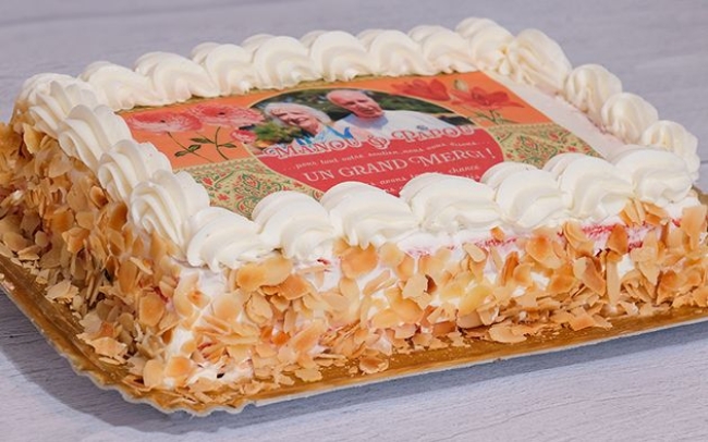 Gâteau LA FARANDOLE personnalisée - 8/10 parts - Sur Commande Uniquement.